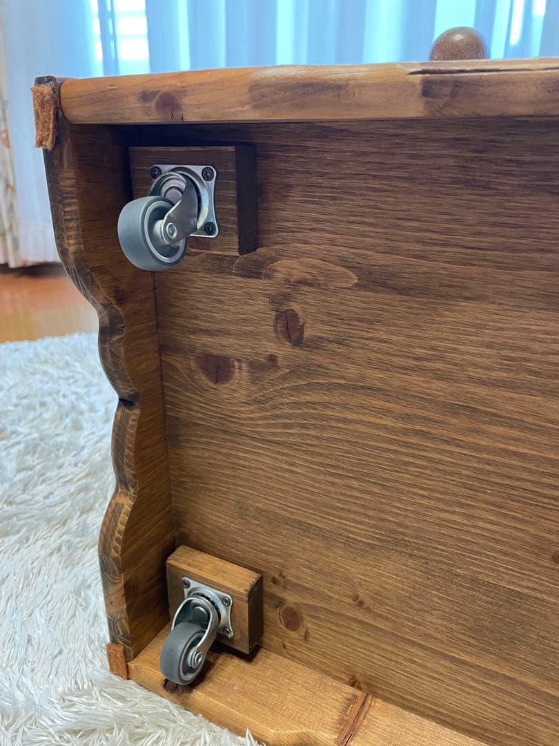 カントリー家具　アンティーク　収納家具　ベンチチェスト