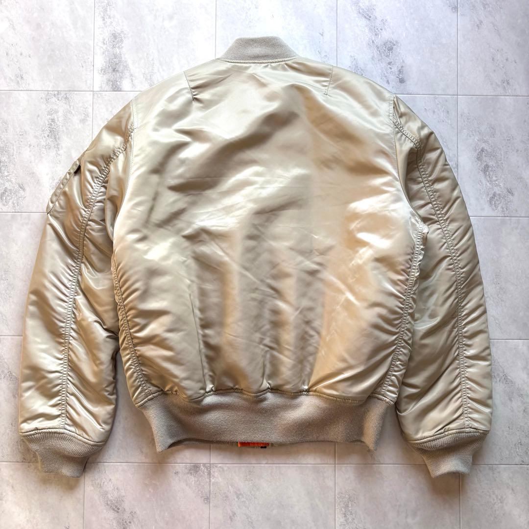 【美品】アルファ MA-1 フライトジャケット 希少カラー XL 短丈