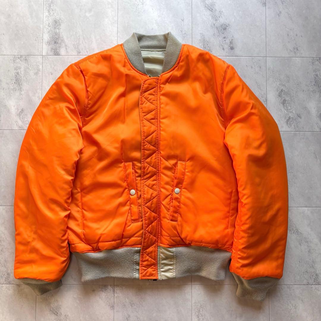 【美品】アルファ MA-1 フライトジャケット 希少カラー XL 短丈