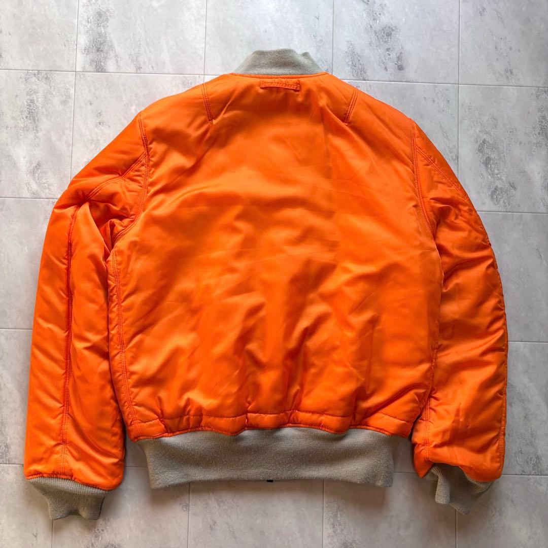 【美品】アルファ MA-1 フライトジャケット 希少カラー XL 短丈
