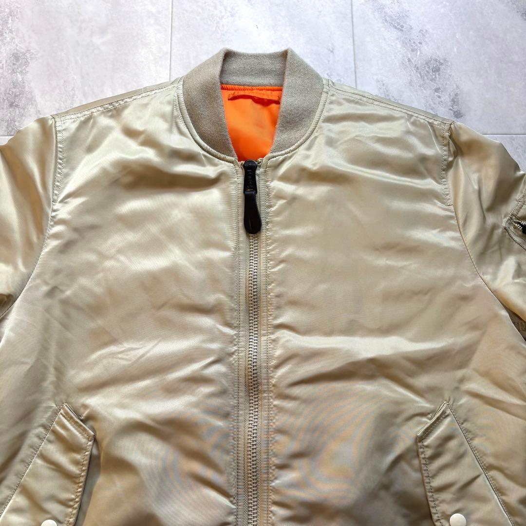 【美品】アルファ MA-1 フライトジャケット 希少カラー XL 短丈