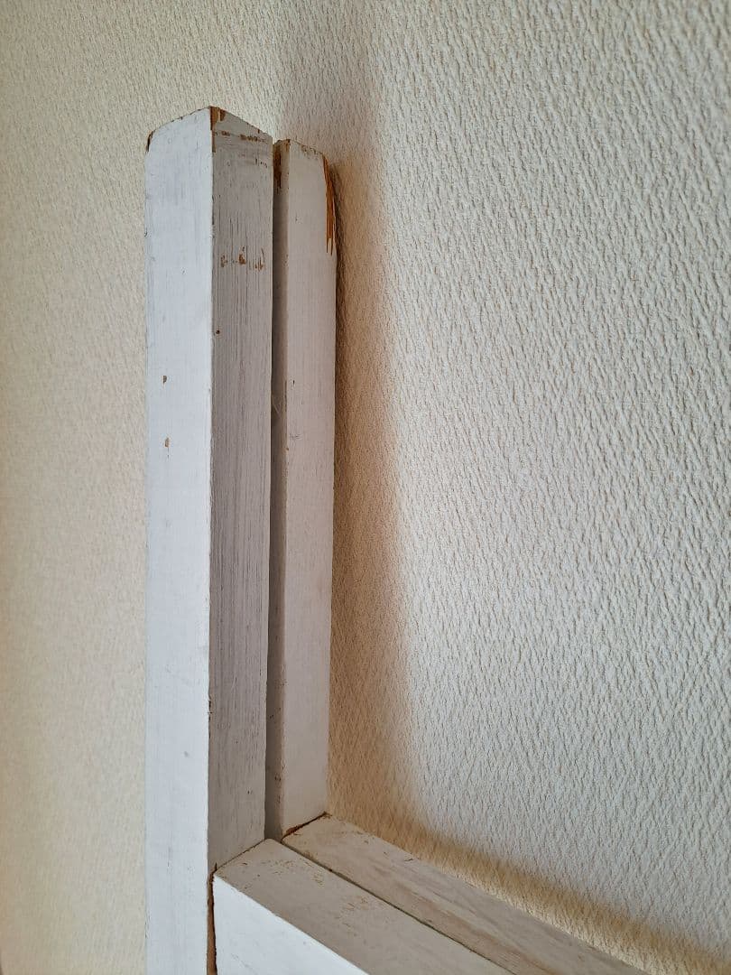 ホワイト木製ラダーラック　ハシゴ