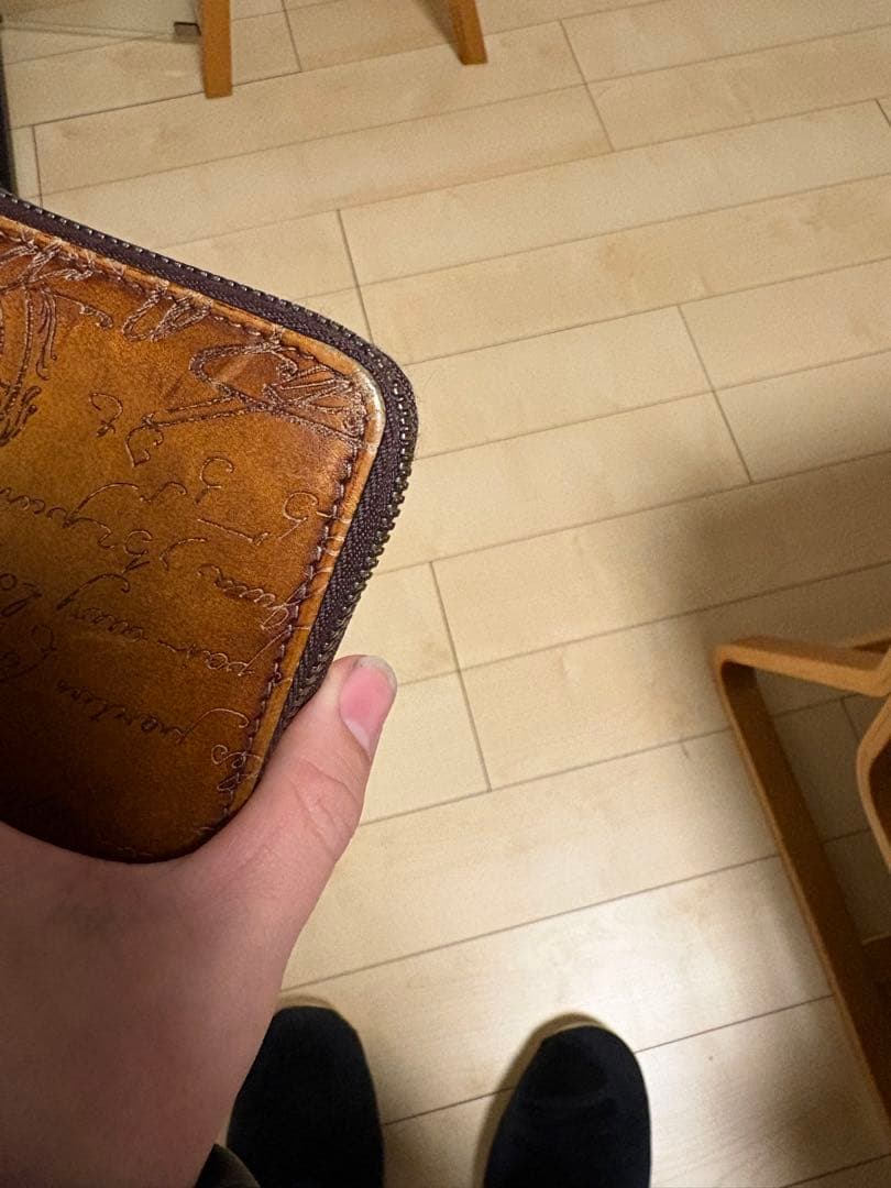 Berluti ブラウン レザー 長財布 ベルルッティ