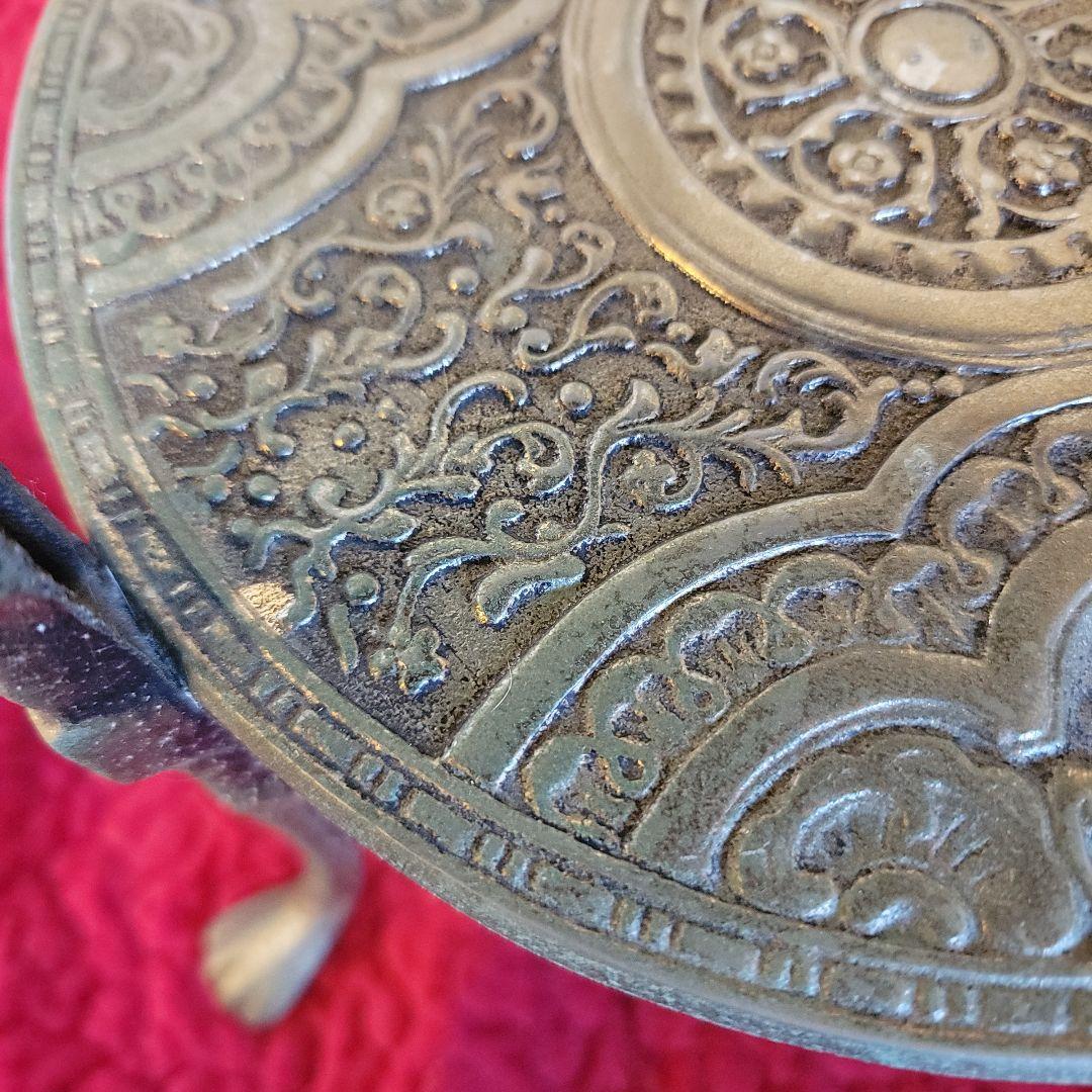 ご契約済みです！　アンティーク-ラック　サイドテーブル　コンソール　花台　真鍮製