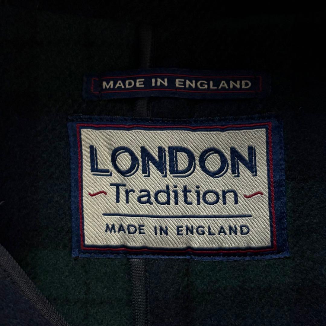 ロンドントラディション JS別注 カシミア EX ロングダッフル コート　牛革