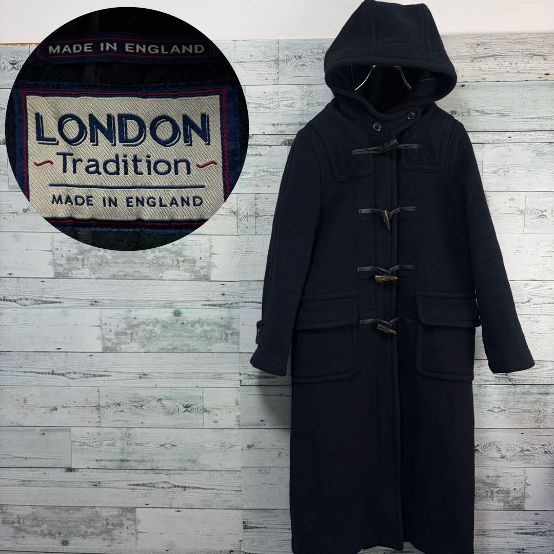 ロンドントラディション JS別注 カシミア EX ロングダッフル コート　牛革