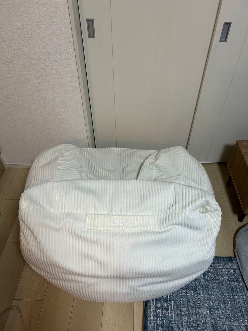 loosy ビーズソファー　アイボリー