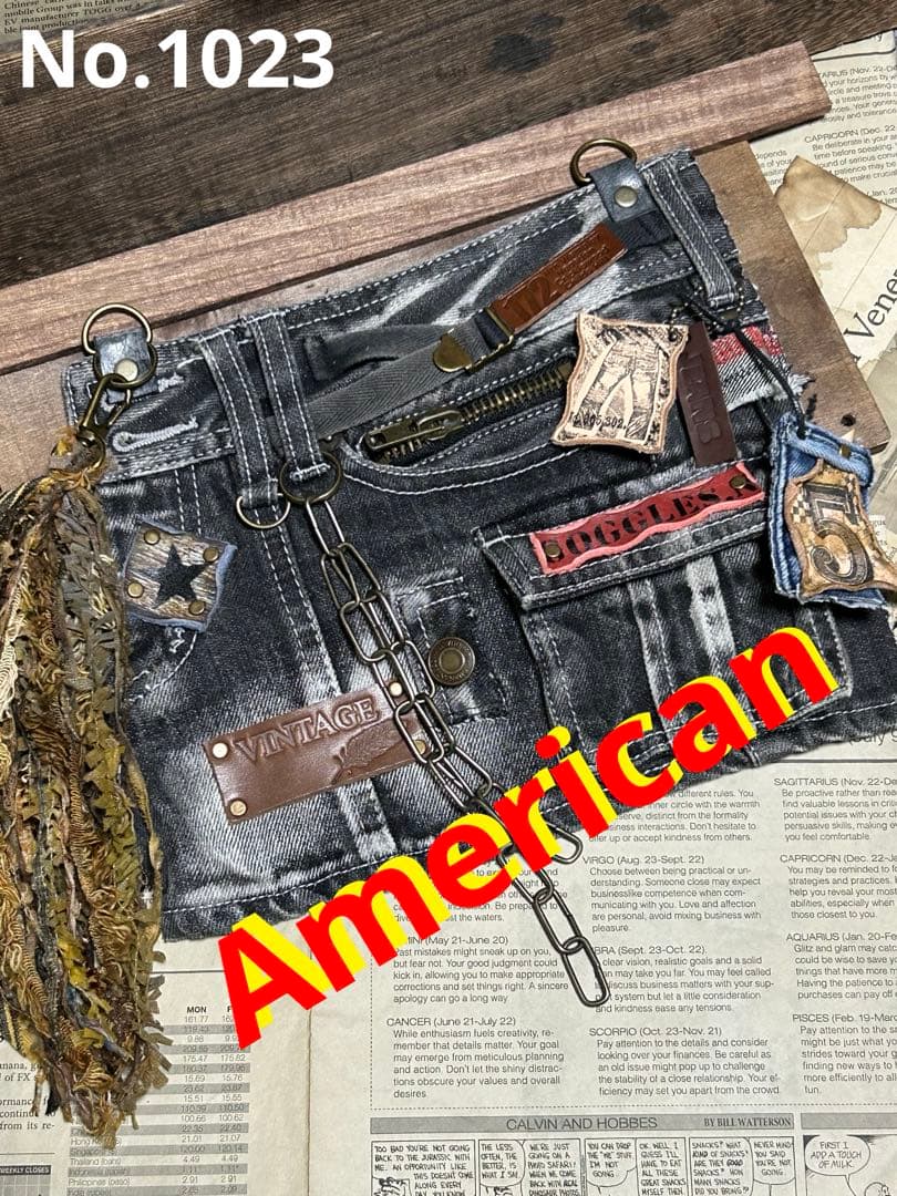 ごっつめ！リメイクデニムタペストリー No.1023