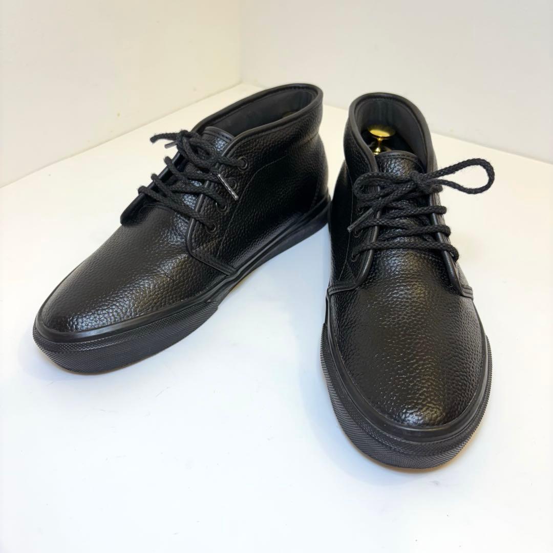 (美品)VANS チャッカブーツ 黒 レザー 26cm