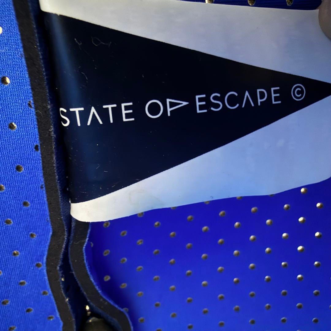 【美品】ステイトオブエスケープ　エスケープ　トートバッグ 2WAY ネイビー
