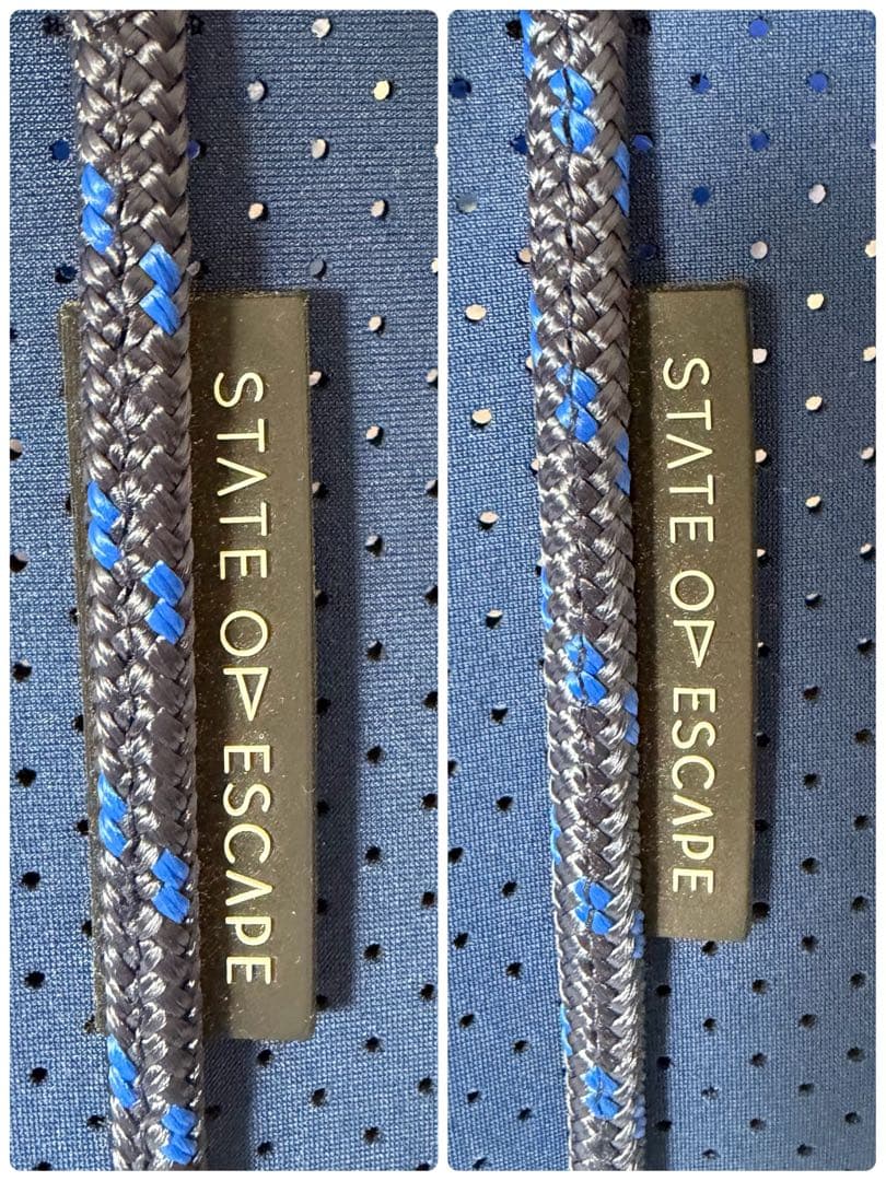 【美品】ステイトオブエスケープ　エスケープ　トートバッグ 2WAY ネイビー