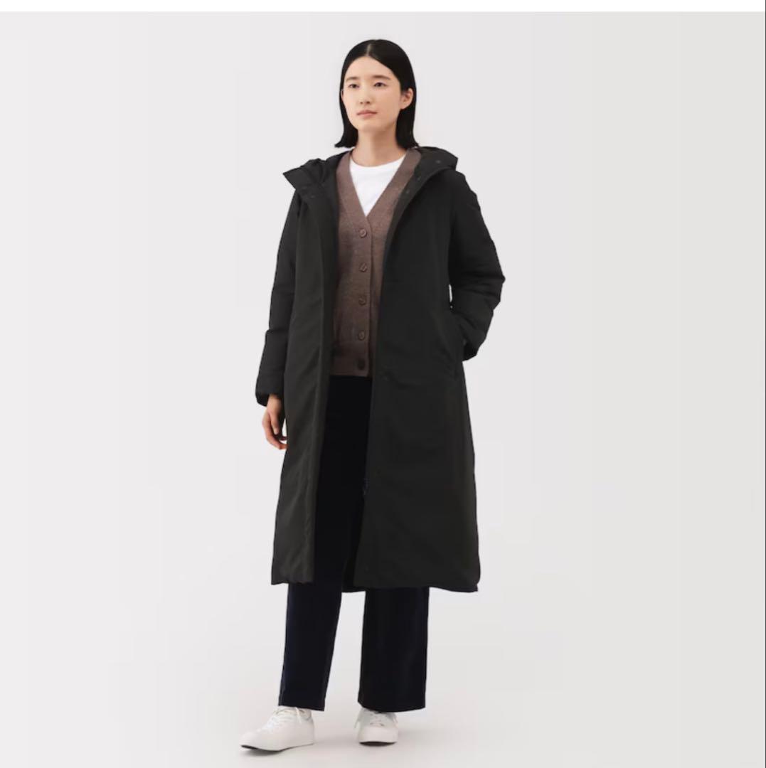無印良品☆撥水ダウンロングコート(Lサイズ)