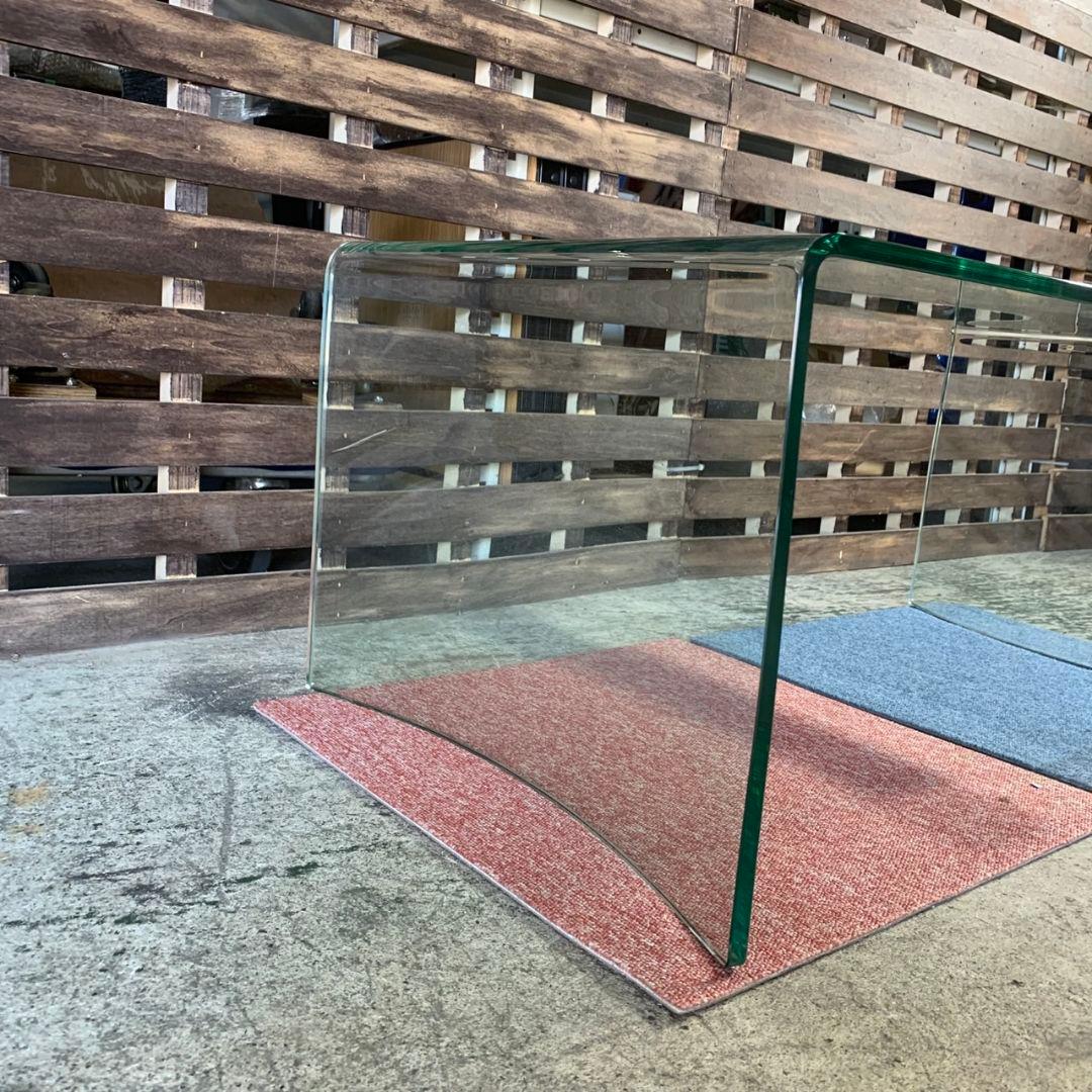 J171 直接引取限定 ガラス ローテーブル 座卓 厚み10mm 強化ガラス