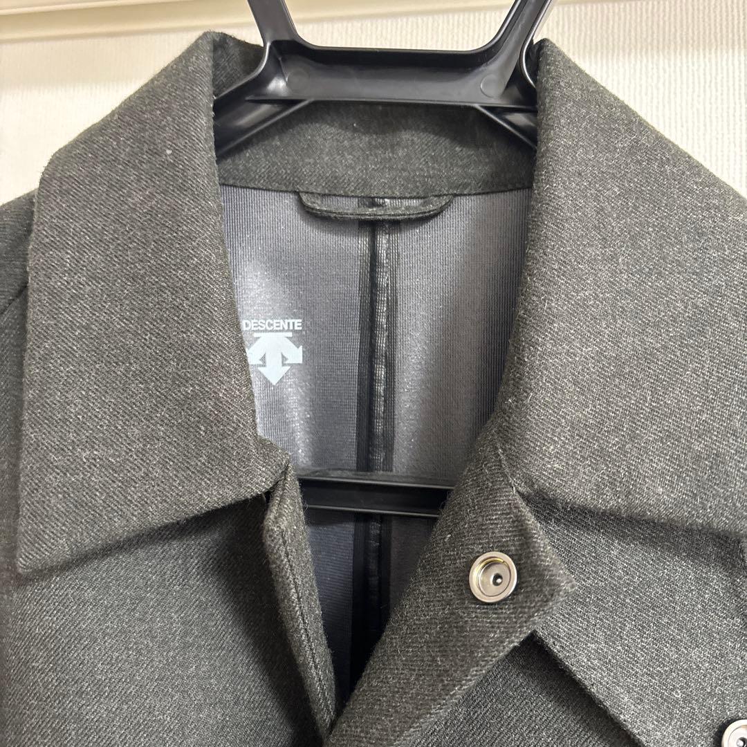 DESCENTE ダークグレー ステンカラーコート