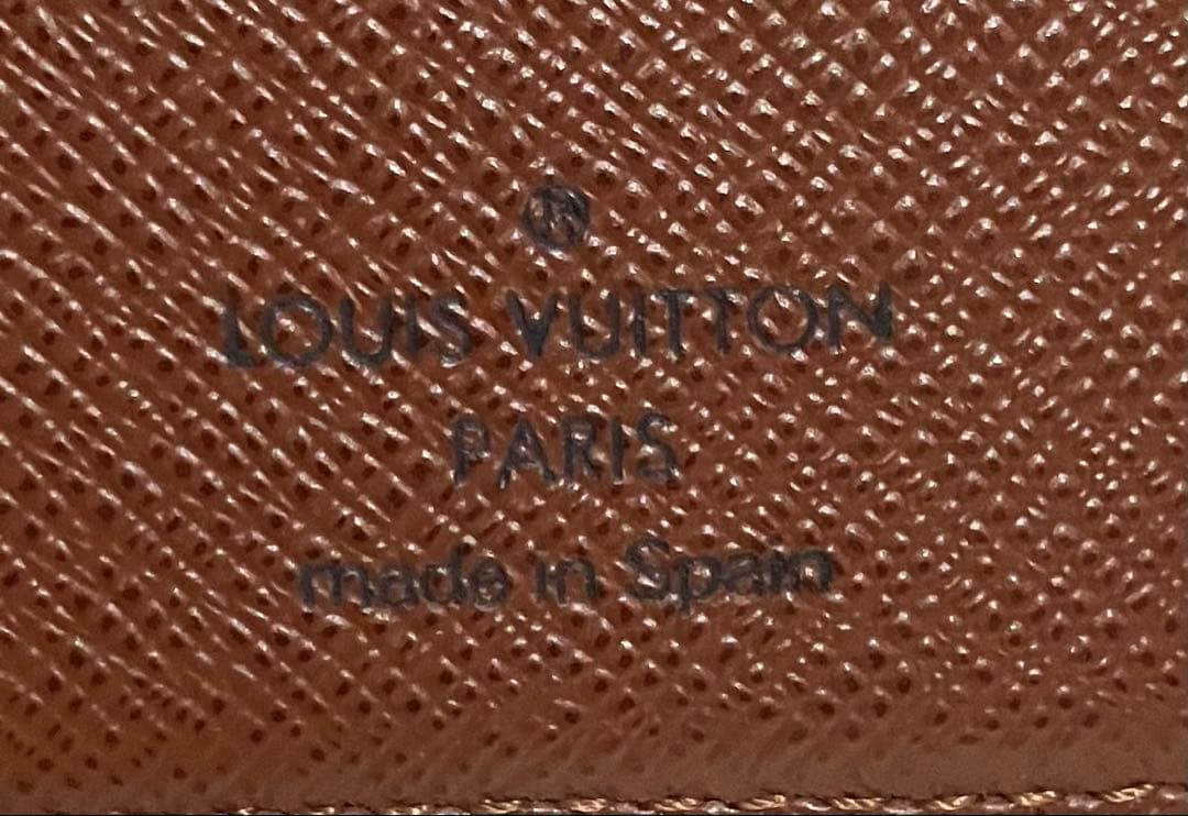 ルイヴィトン 二つ折り財布新潟三越購入 正規品 made in Spain