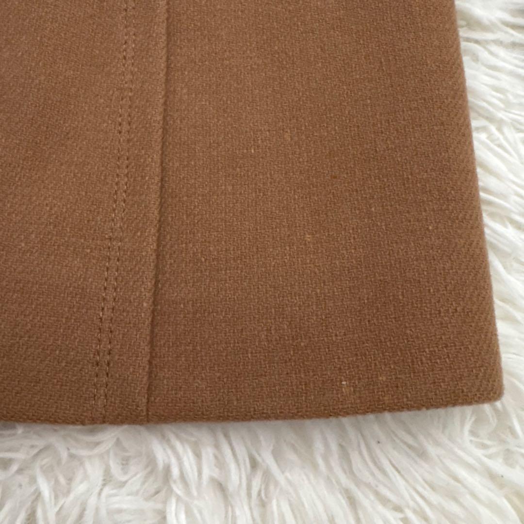 バーバリーブルーレーベル　コート　ベルト　ロゴボタン　ベージュ　三陽商会