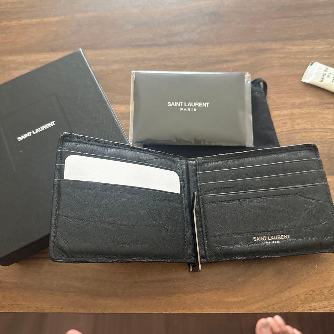 SAINT LAURENT ブラックマネークリップ　最終値下げ