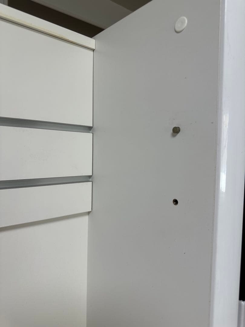 ホワイト大型テレビボード