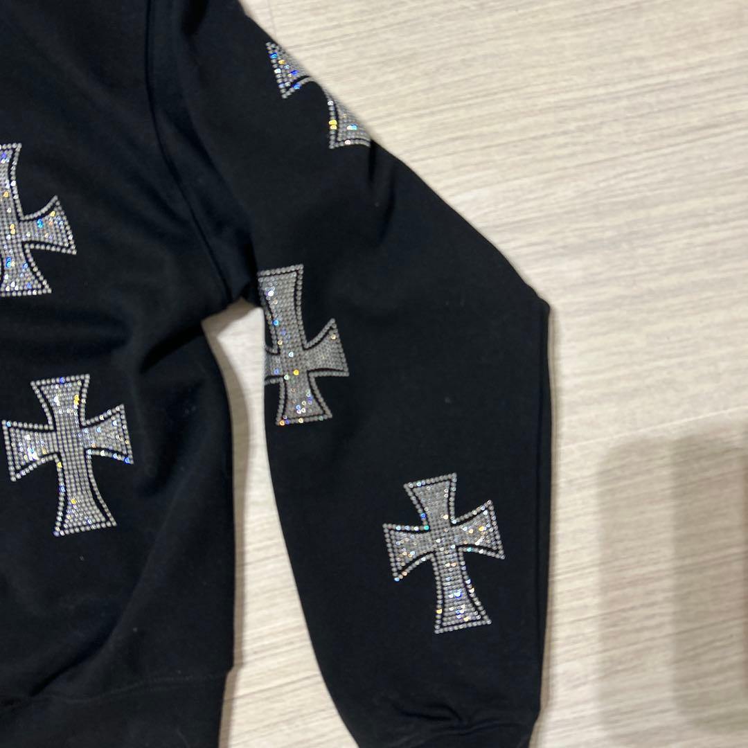 UNKNOWN ブラック フルジップパーカー (新品)