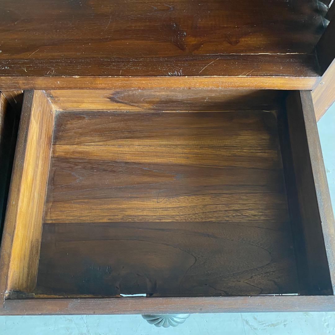 オープンシェルフ　オープンラック　木製　ヴィンテージ アジアン家具