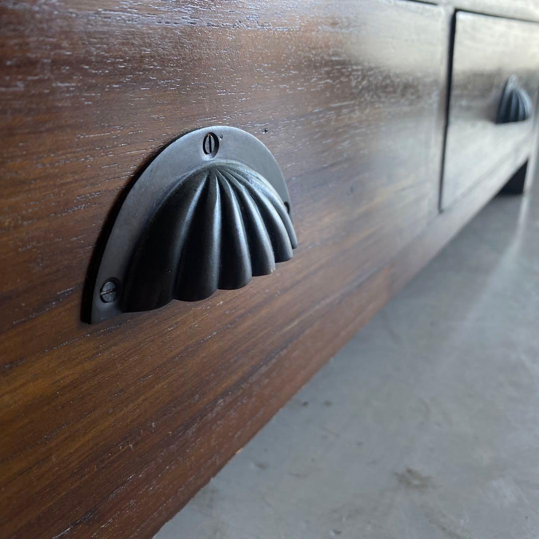 オープンシェルフ　オープンラック　木製　ヴィンテージ アジアン家具