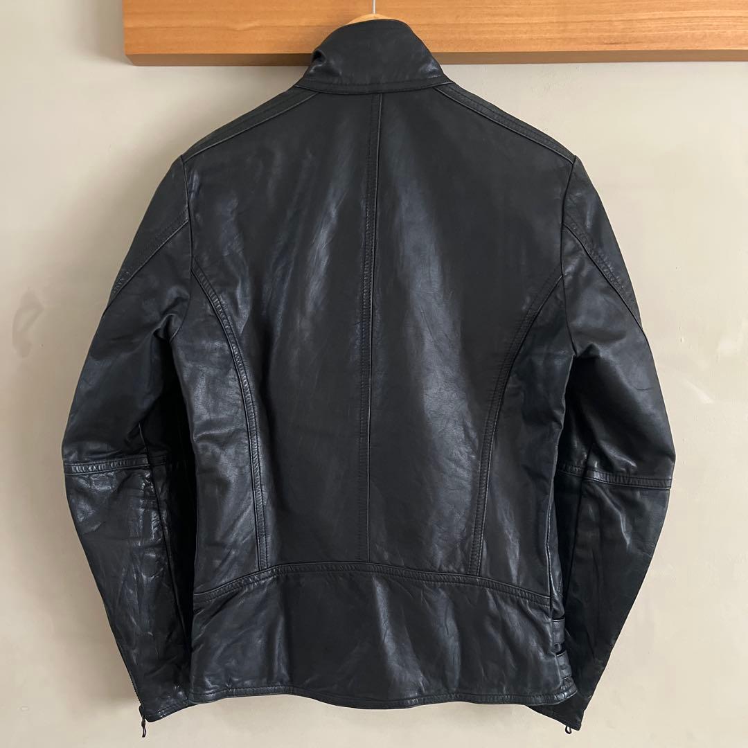 SHELLAC シングルライダース ブラック 44