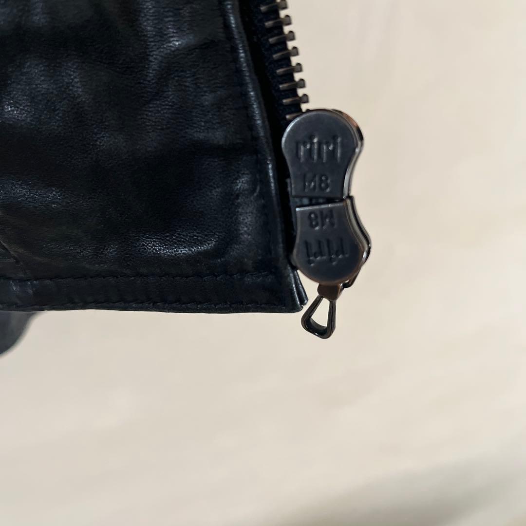 SHELLAC シングルライダース ブラック 44