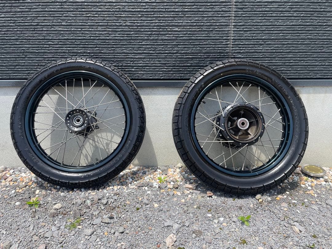 とも　SR ブラックスペシャル　純正前後タイヤホイールセット