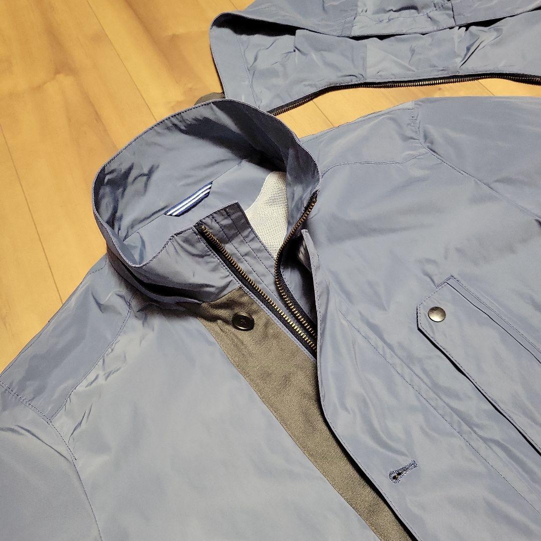 【LANVIN en Blue 】ナイロンツイル マウンテンパーカー