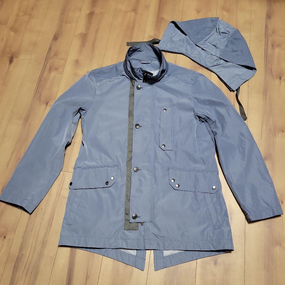 【LANVIN en Blue 】ナイロンツイル マウンテンパーカー