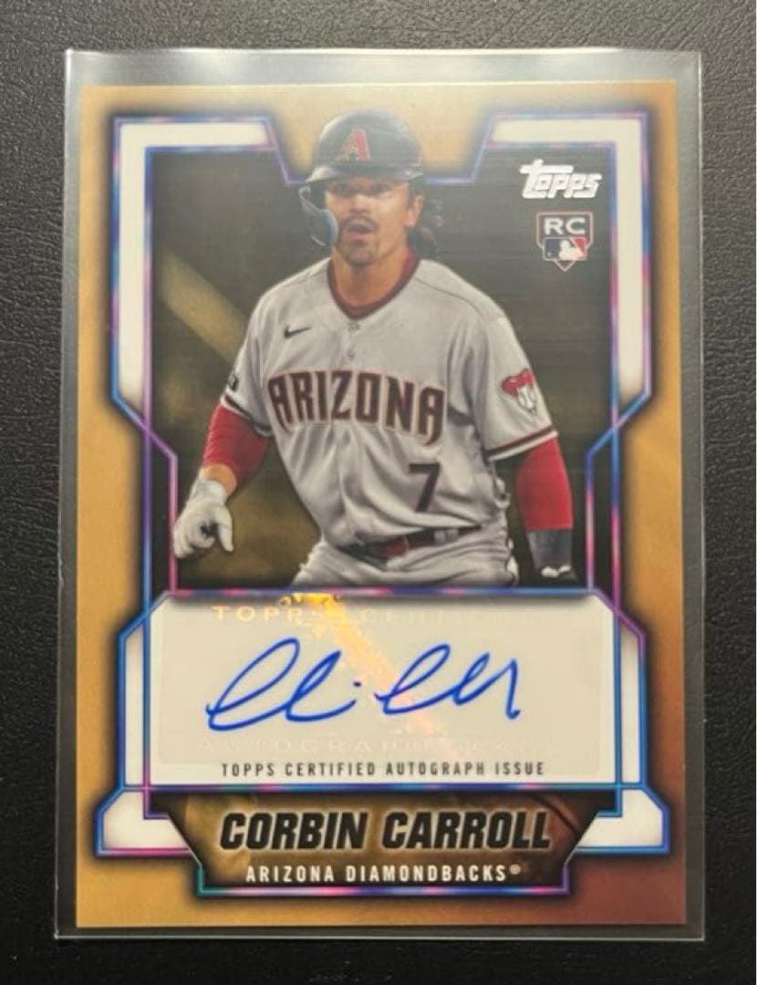 topps コービン　キャロル 直筆サイン入りトレカ コービン・キャロル MLB