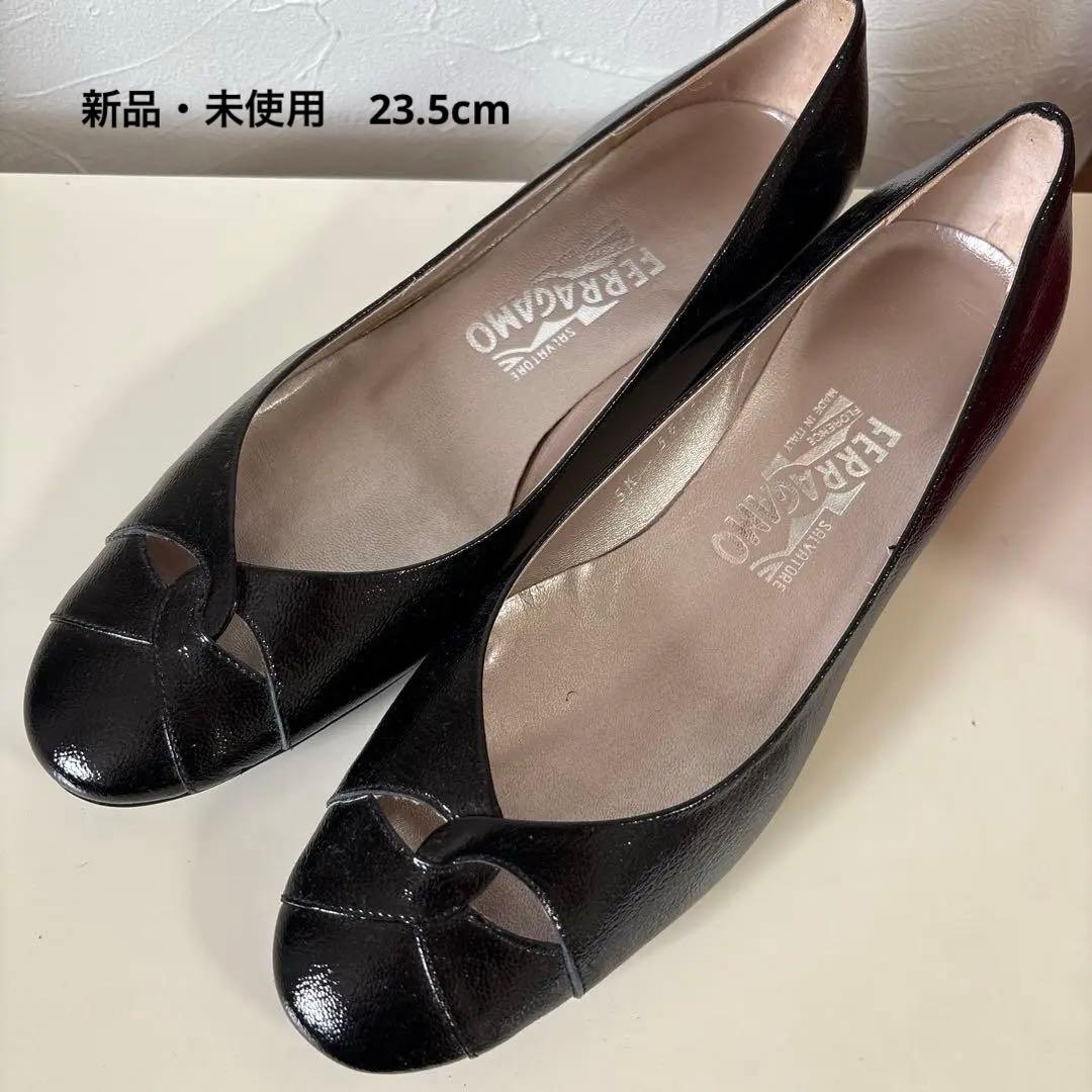 ♡新品Salvatore Ferragamo 23.5cm 歩きやすいパンプス♡