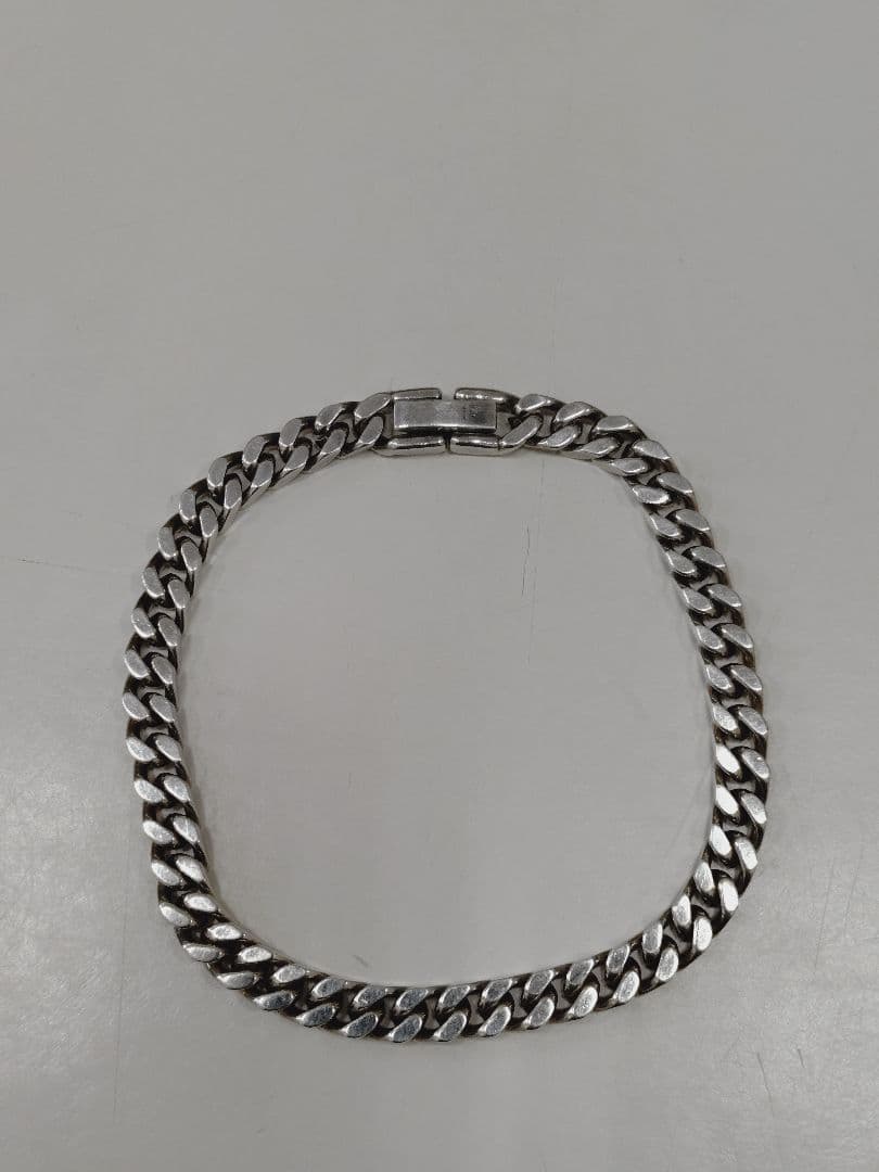 シルバー 925チェーン 喜平 ブレスレット 約20cm