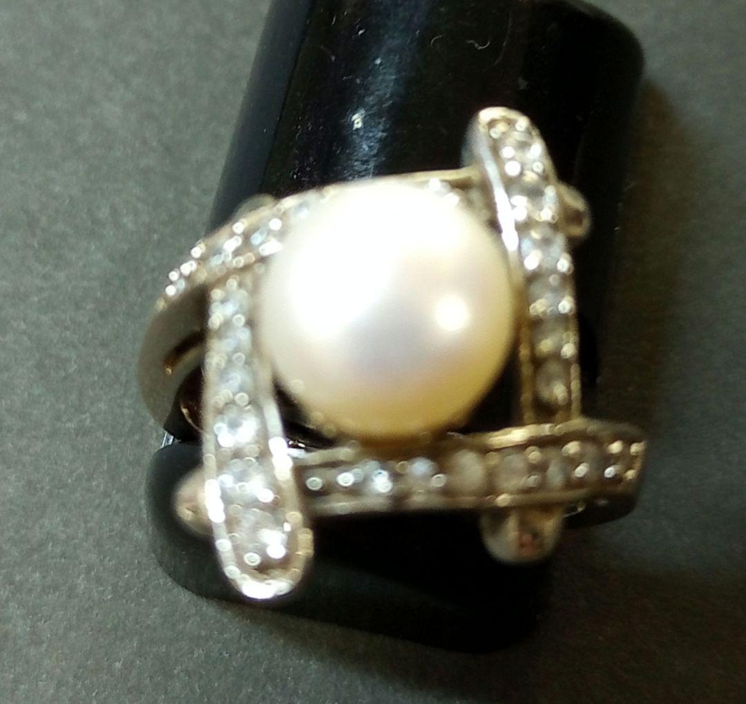 天然パールリング