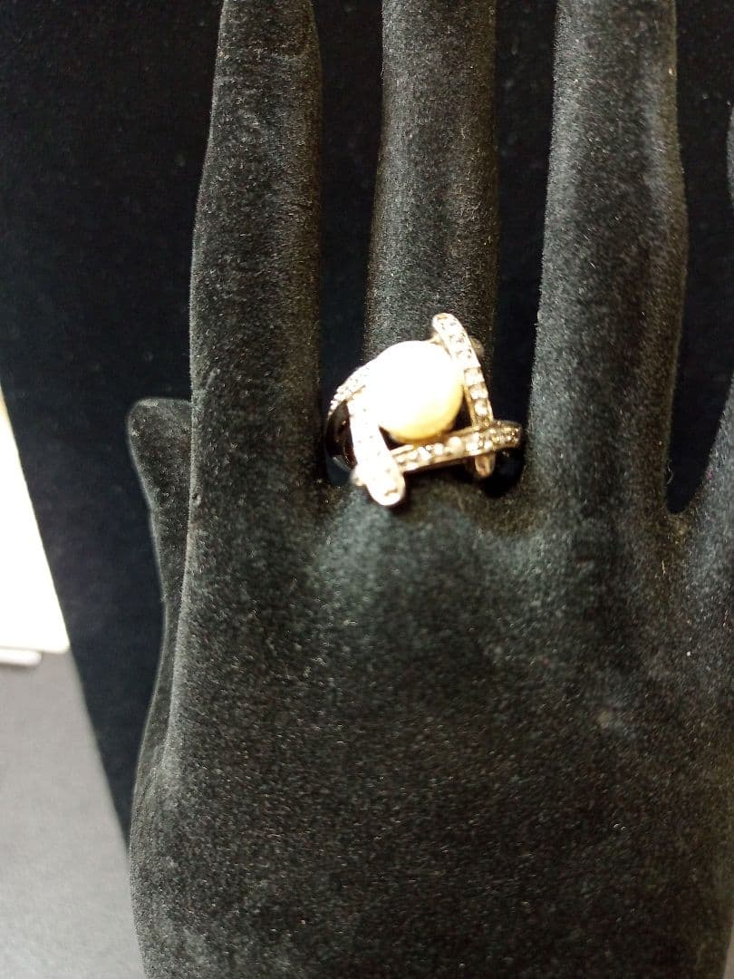 天然パールリング