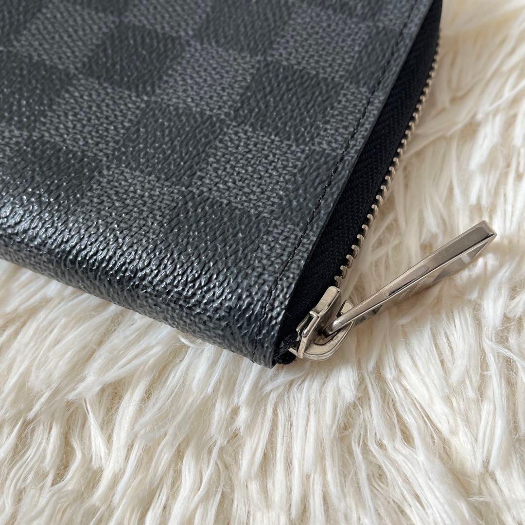 ⭐️未使用級⭐️　ルイヴィトン　ダミエ グラフィット ジッピーウォレット　黒