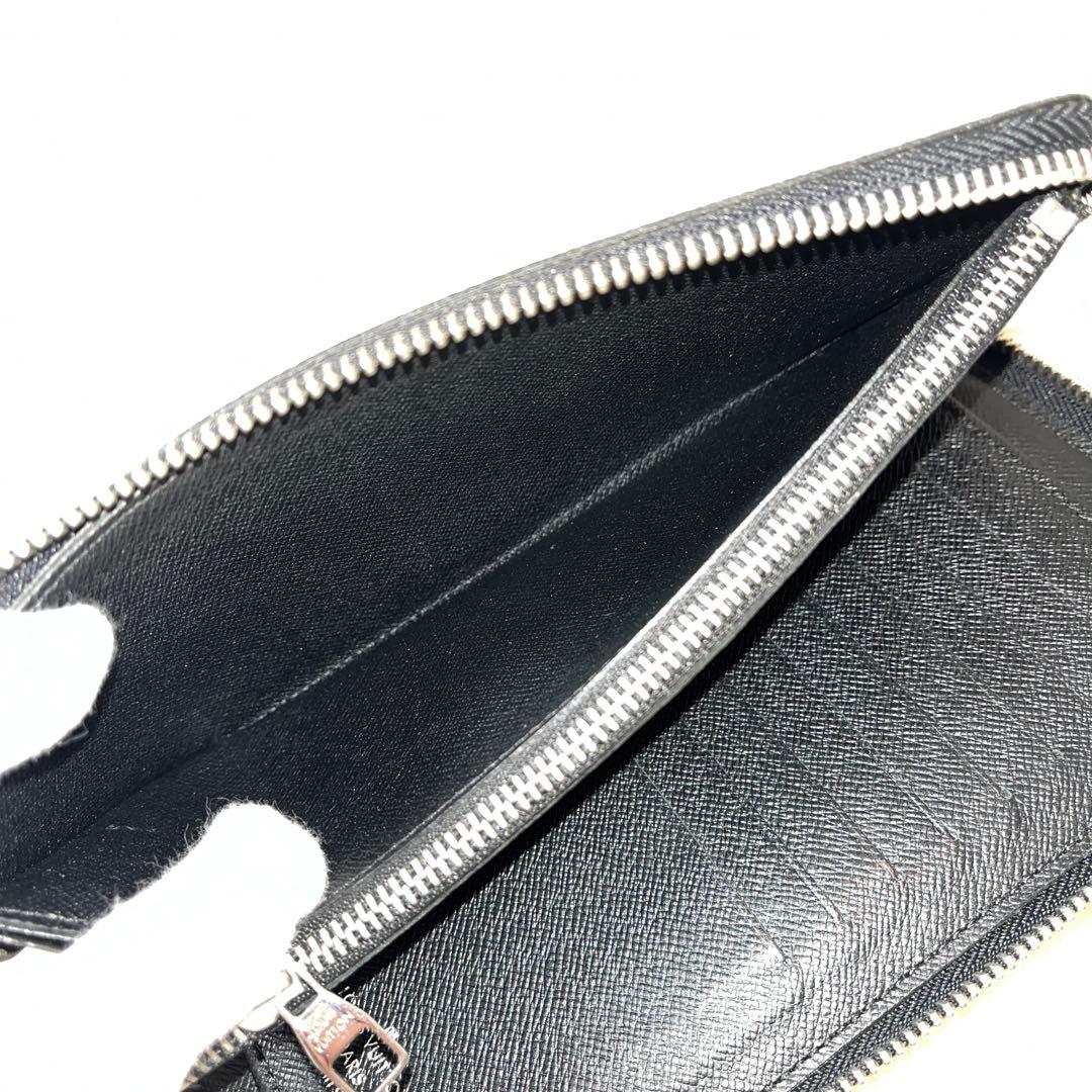 ⭐️未使用級⭐️　ルイヴィトン　ダミエ グラフィット ジッピーウォレット　黒