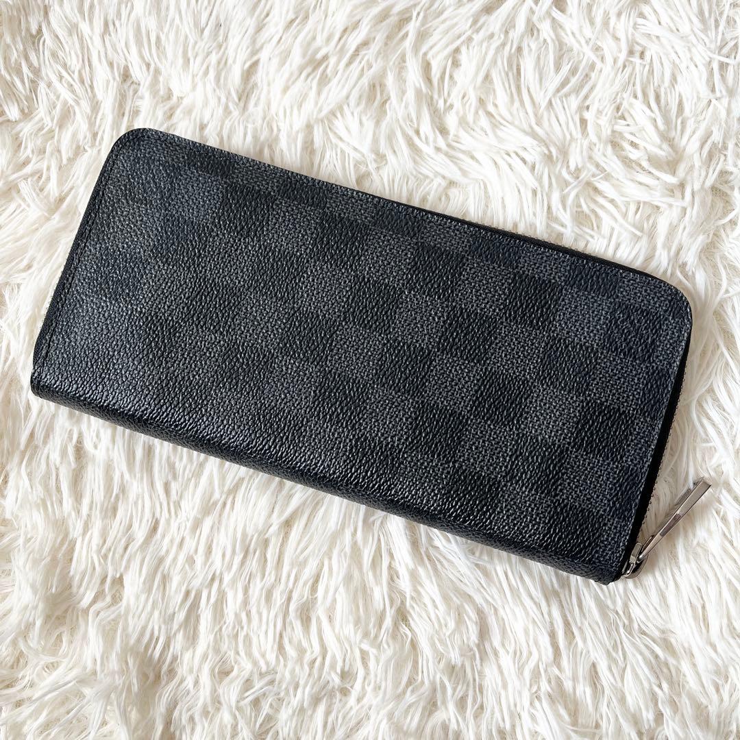 ⭐️未使用級⭐️　ルイヴィトン　ダミエ グラフィット ジッピーウォレット　黒