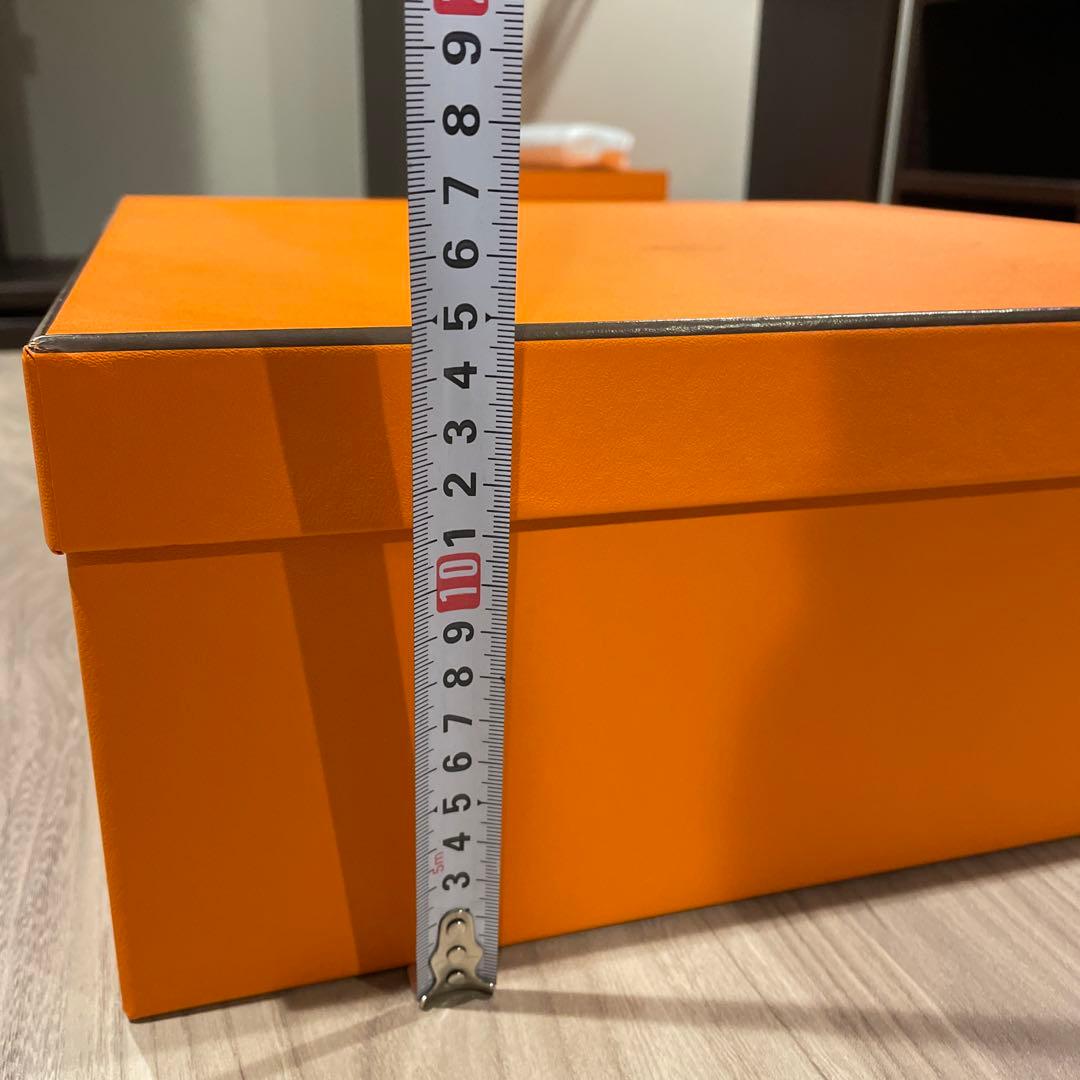 HERMES 大きな空箱　白紙　リボン　ショップカード　めちゃくちゃ綺麗です