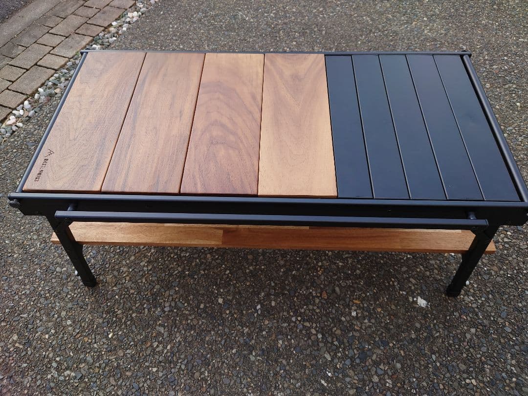 ラーテルワークス　ウッドパネルテーブル RATEL WORKS　下段テーブル付き