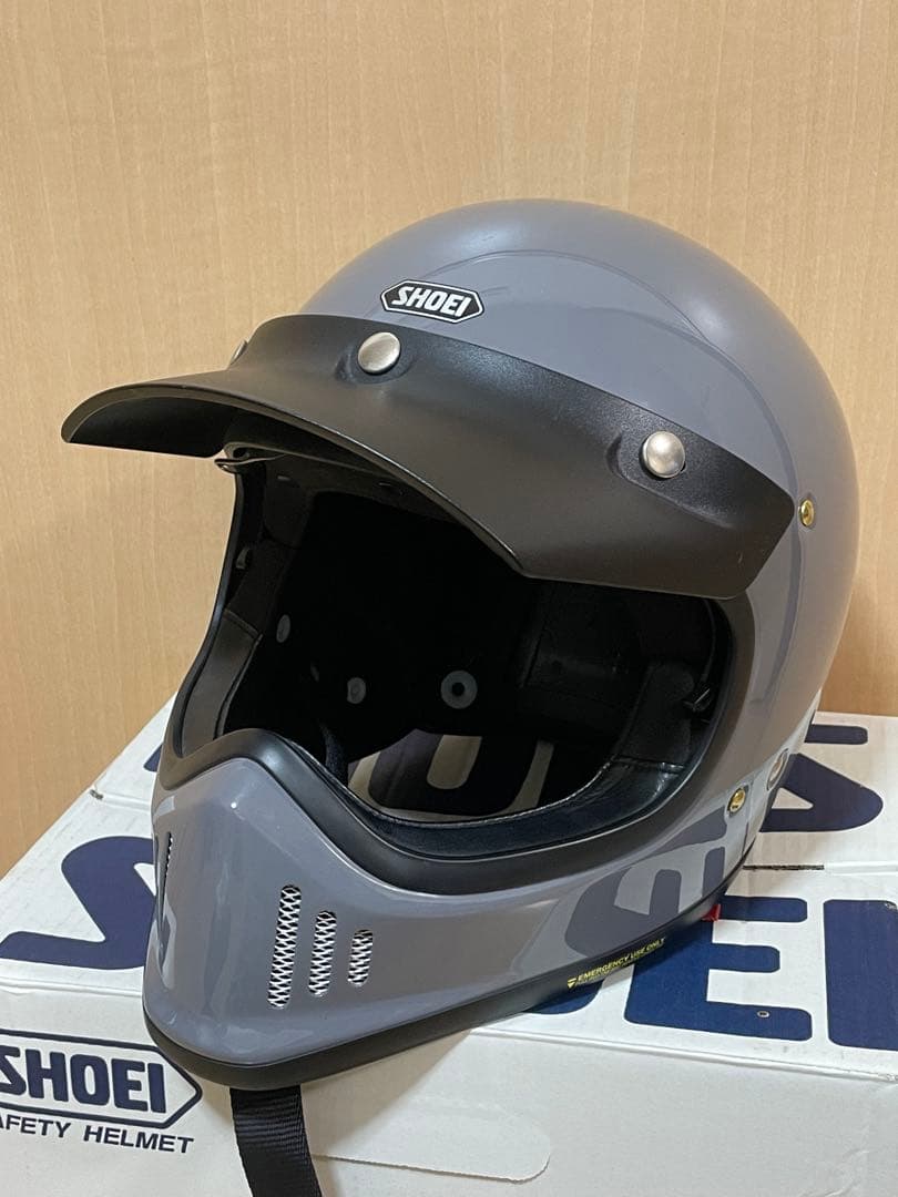SHOEI EX-ZERO バサルトグレー　ヘルメット M バイザー付き