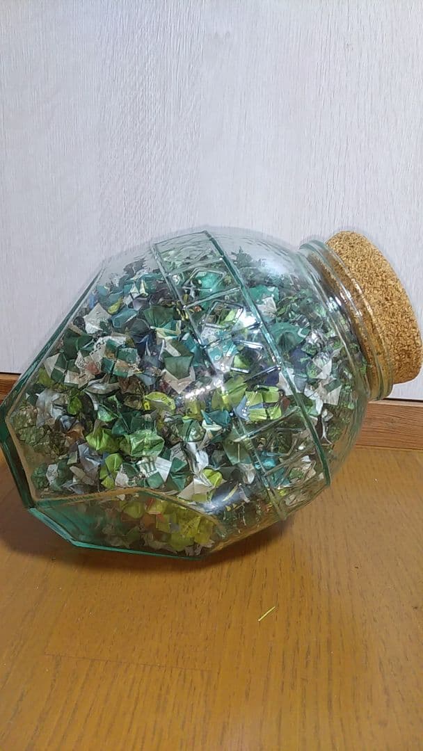 千羽鶴 (グリーン）