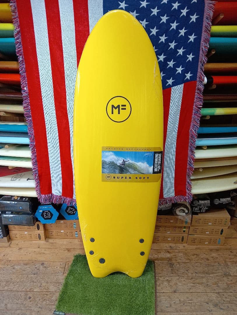 MF ソフトボード　twinturbo ツインフィン　サーフボード　fcs2