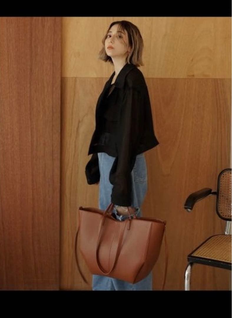 マザーズバッグ　仲村美香　EVOL×MARQUE コラボショルダーバッグブラウン