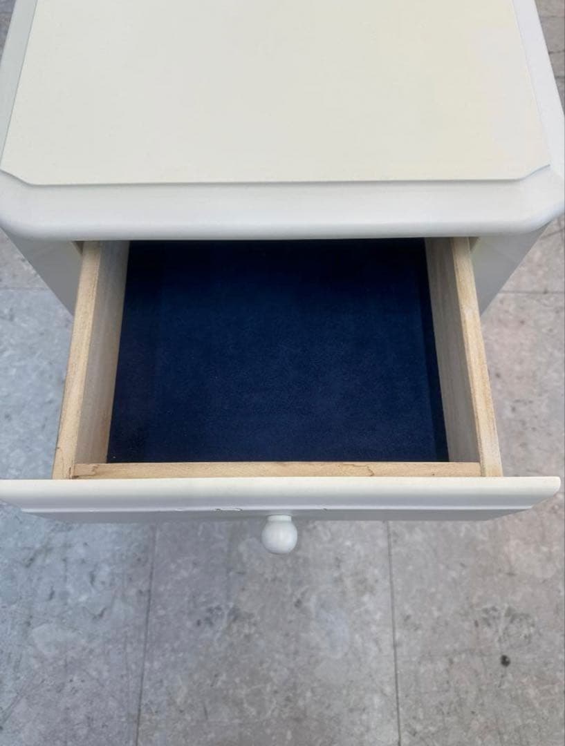 Francfranc リリオチェスト　ホワイトウッドチェスト 3段