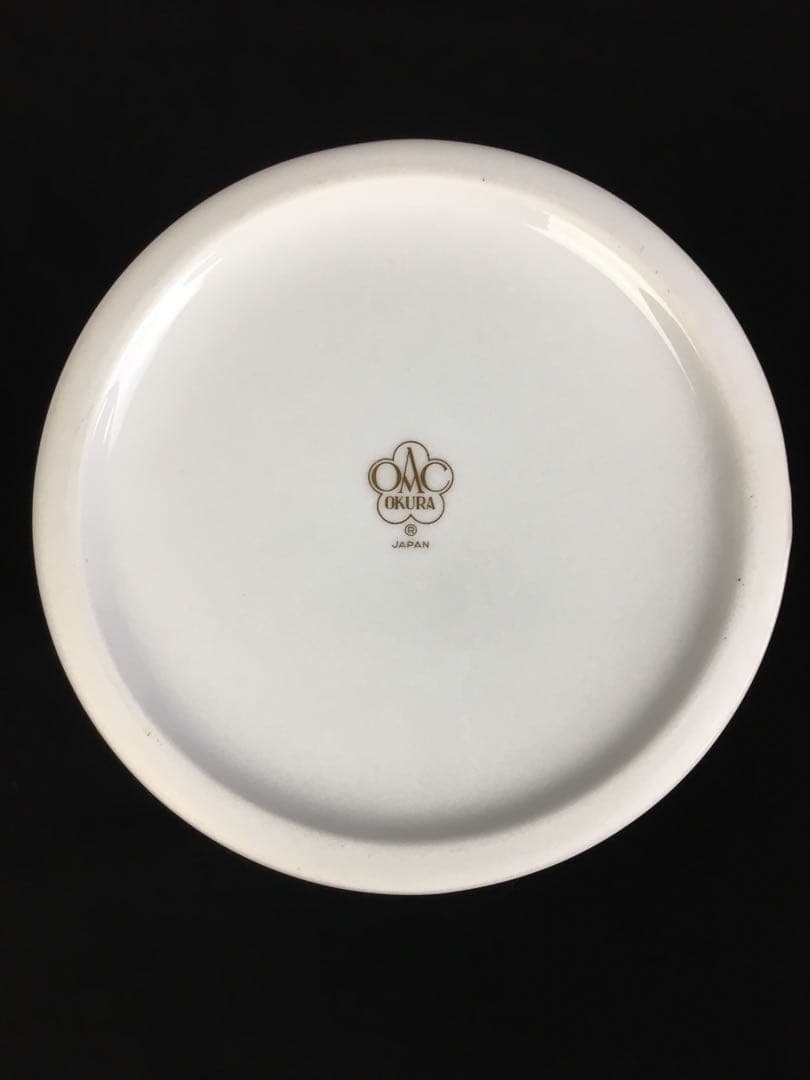 S288大倉陶園・OKURA 金彩花紋花瓶