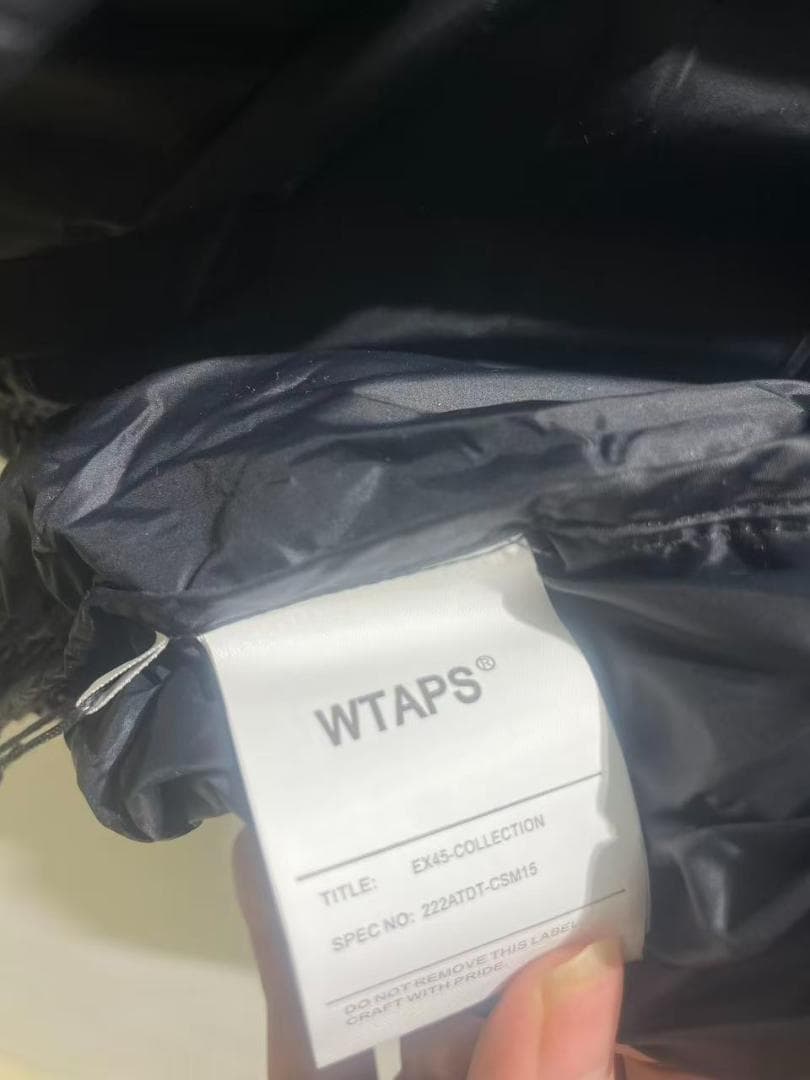 WTAPS 黒 ショート丈 ダウンジャケット