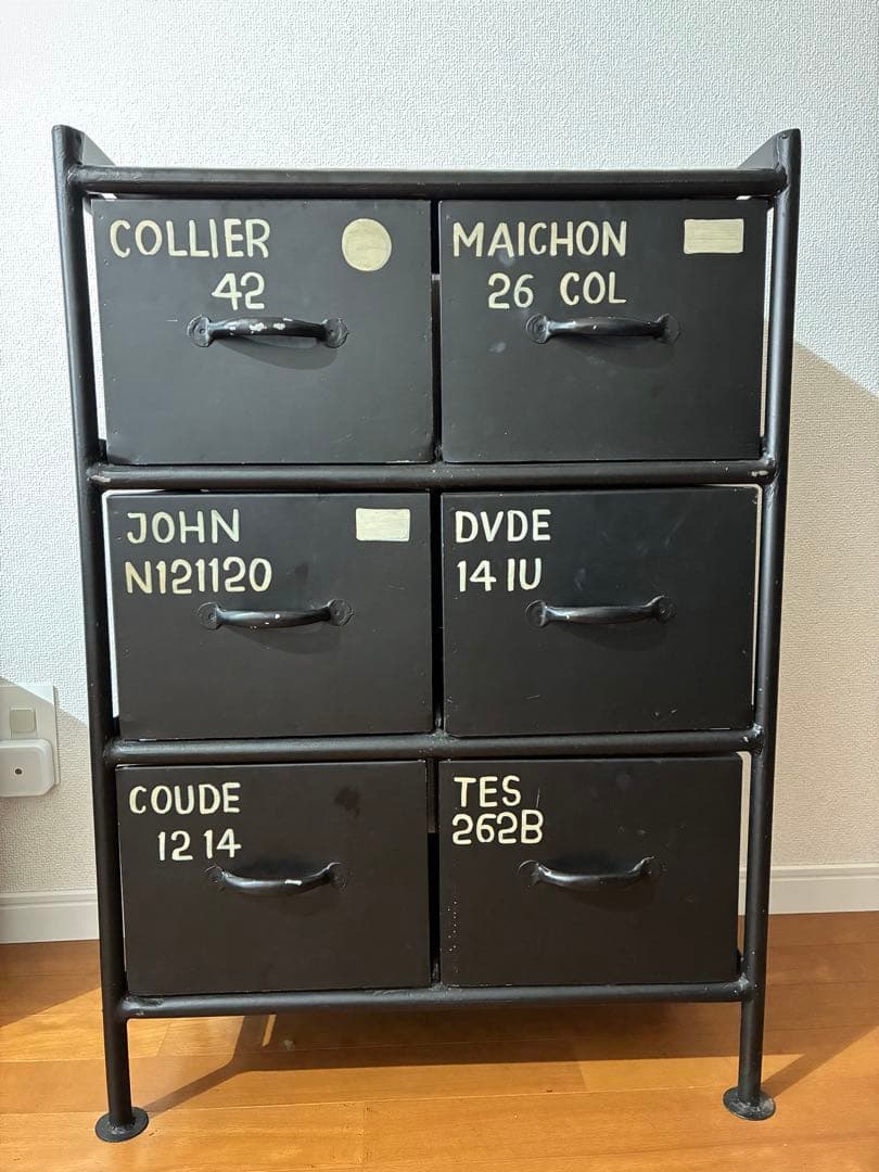 チェスト 6引き出し　スチールチェスト