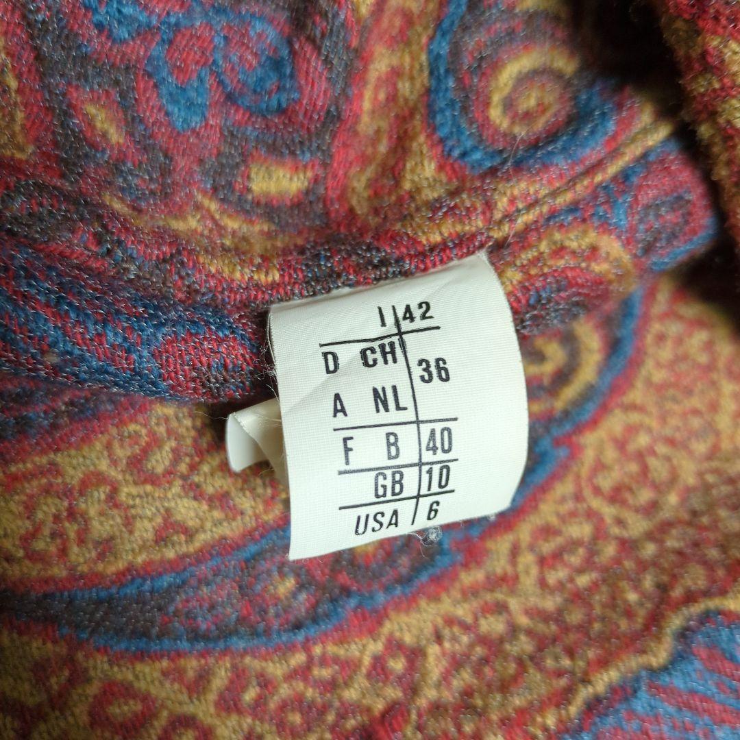 【80s~_vintage】MISSONI JacquardHoodieCoat