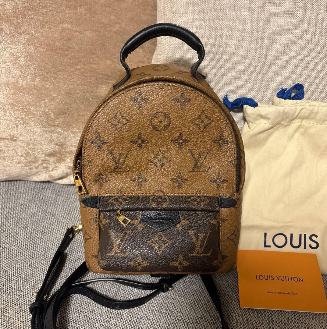 ノーブランド　バックパック　ミニリュック　モノグラム